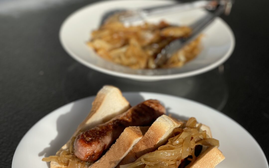 Sausage Sizzle by Mary Kalifatidis